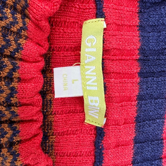 Sweater dress Gianni Bini,size large,multicolored,84%rayon,14% nylon, - Picture 4 of 5